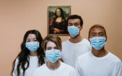 health workers wearing face mask